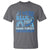 I Wear Blue For Colon Cancer Awareness T Shirt Rainbow Dark Blue Ribbon