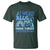 I Wear Blue For Colon Cancer Awareness T Shirt Rainbow Dark Blue Ribbon