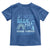 I Wear Blue For Colon Cancer Awareness Toddler T Shirt Rainbow Dark Blue Ribbon