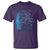 Colon Cancer Awareness T Shirt We Don't Know How Strong We Are Until Being Strong Feathers