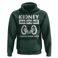 Kidney Recipient Run On Spare Parts Hoodie Matching Recovery
