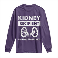 Kidney Recipient Run On Spare Parts Long Sleeve Shirt Matching Recovery