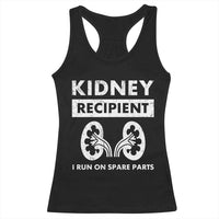 Kidney Recipient Run On Spare Parts Racerback Tank Top Matching Recovery