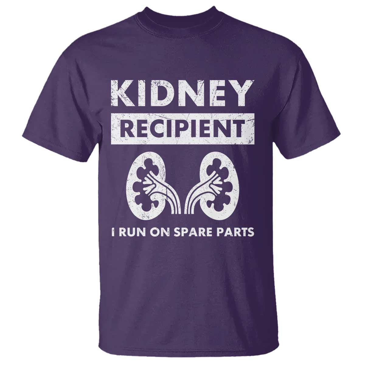 Kidney Recipient Run On Spare Parts T Shirt Matching Recovery
