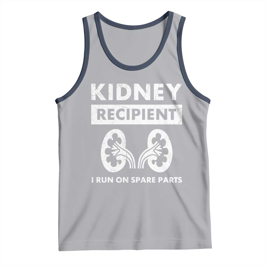 Kidney Recipient Run On Spare Parts Tank Top Matching Recovery