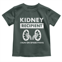 Kidney Recipient Run On Spare Parts Toddler T Shirt Matching Recovery