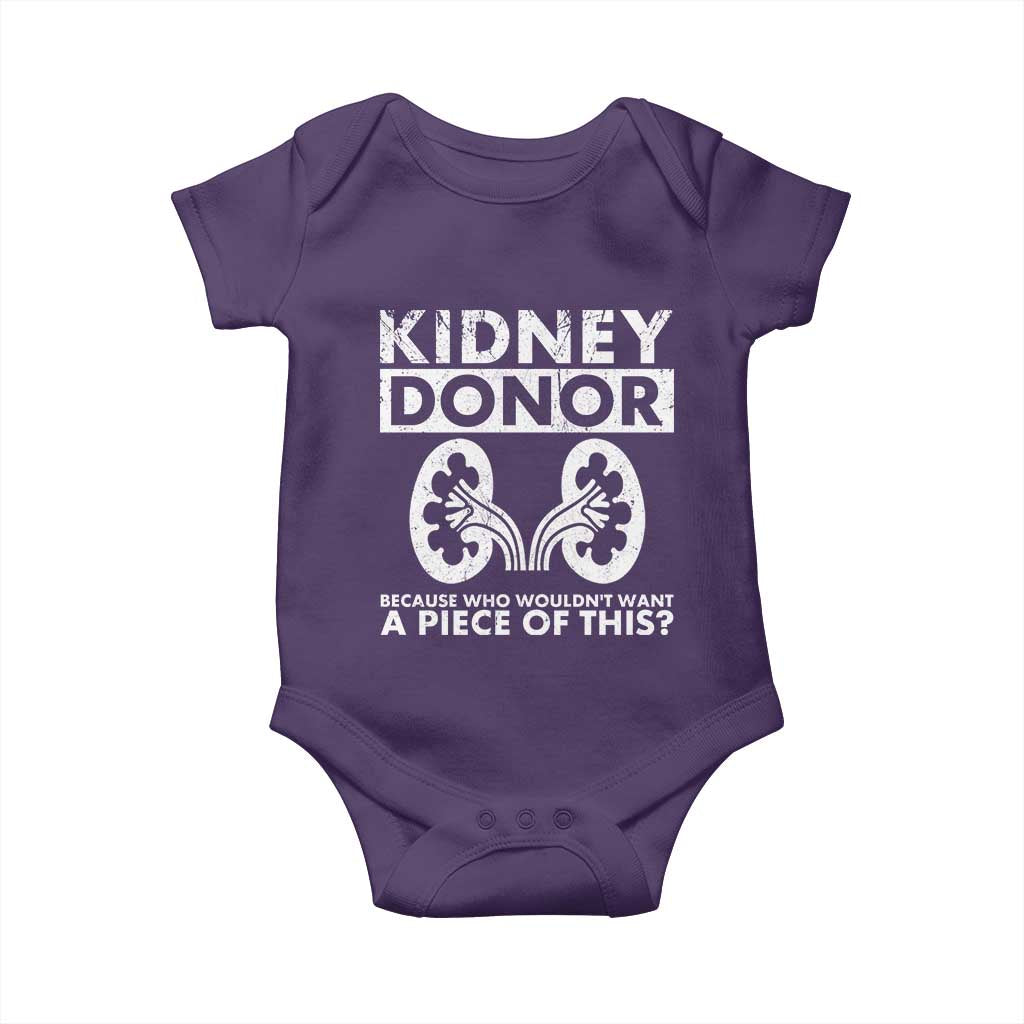 Kidney Donor Because Who Wouldn't Want A Piece Of This Baby Onesie Matching Surgery Recovery