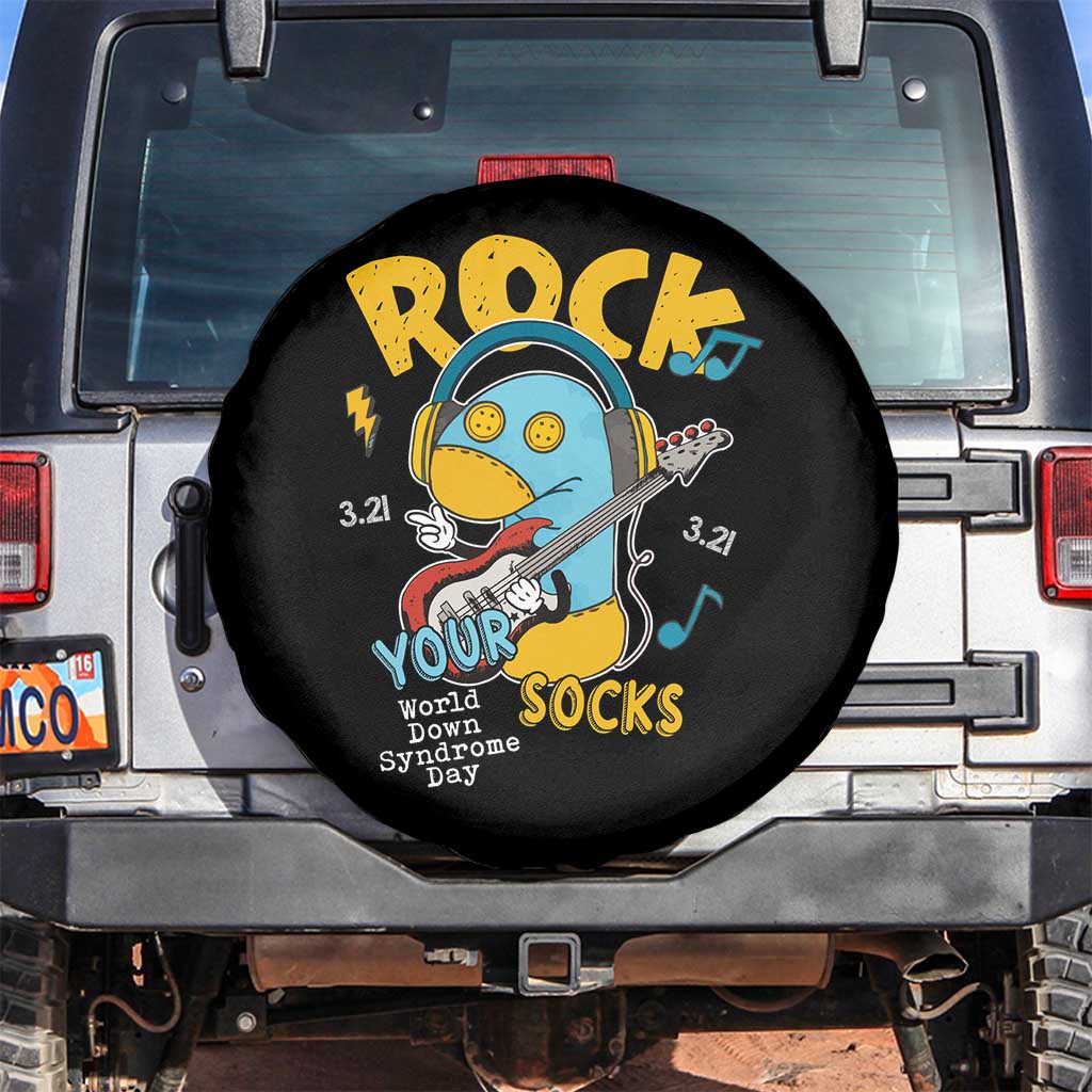 Funny Rock Your Socks Spare Tire Cover World Down Syndrome Day WDSD