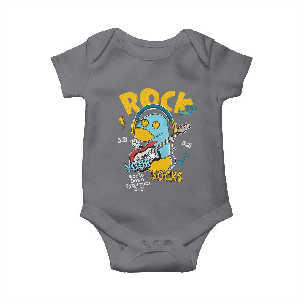 Funny Rock Your Socks Baby Onesie World Down Syndrome Day WDSD