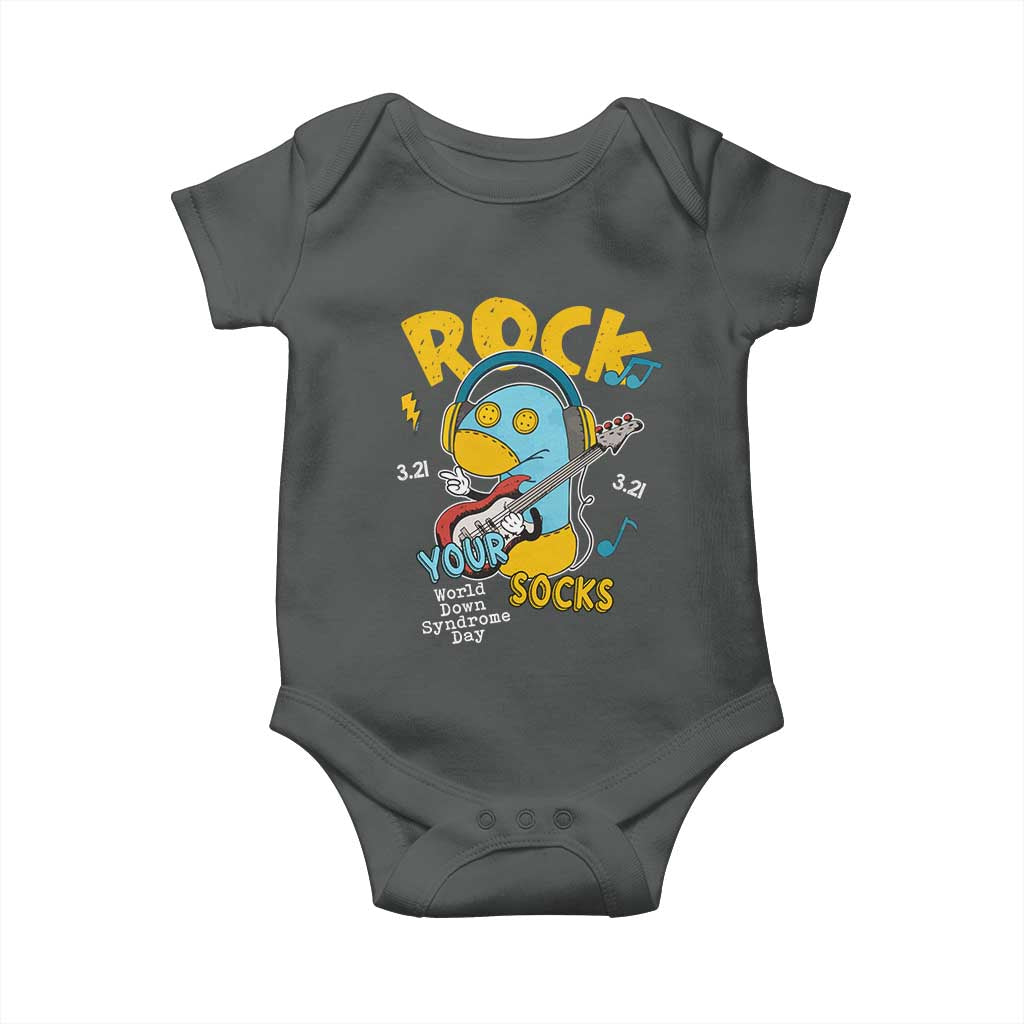 Funny Rock Your Socks Baby Onesie World Down Syndrome Day WDSD