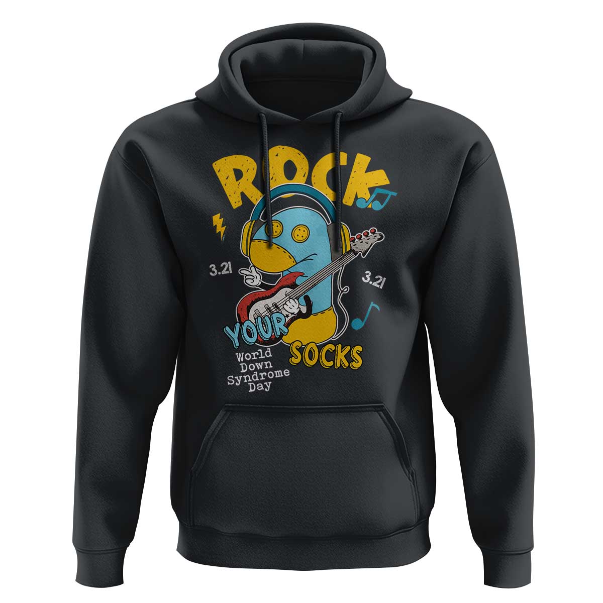 Funny Rock Your Socks Hoodie World Down Syndrome Day WDSD