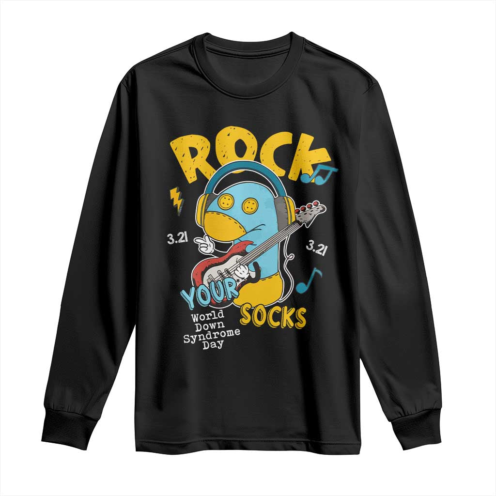 Funny Rock Your Socks Long Sleeve Shirt World Down Syndrome Day WDSD