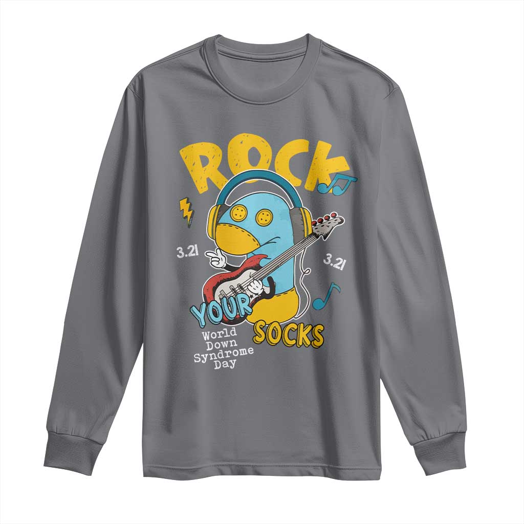 Funny Rock Your Socks Long Sleeve Shirt World Down Syndrome Day WDSD