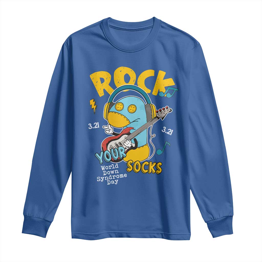 Funny Rock Your Socks Long Sleeve Shirt World Down Syndrome Day WDSD
