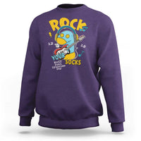 Funny Rock Your Socks Sweatshirt World Down Syndrome Day WDSD