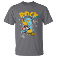Funny Rock Your Socks T Shirt World Down Syndrome Day WDSD