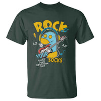 Funny Rock Your Socks T Shirt World Down Syndrome Day WDSD