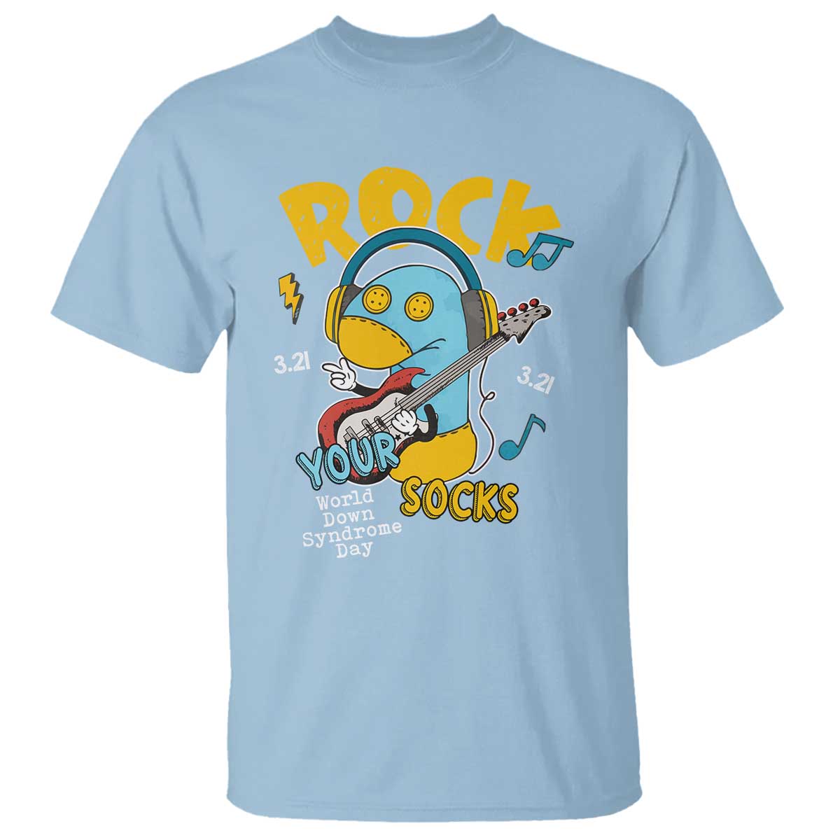 Funny Rock Your Socks T Shirt World Down Syndrome Day WDSD