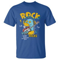 Funny Rock Your Socks T Shirt World Down Syndrome Day WDSD