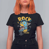 Funny Rock Your Socks T Shirt For Women World Down Syndrome Day WDSD