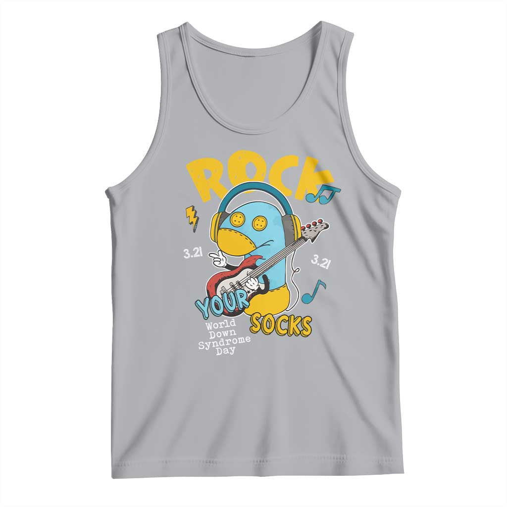 Funny Rock Your Socks Tank Top World Down Syndrome Day WDSD