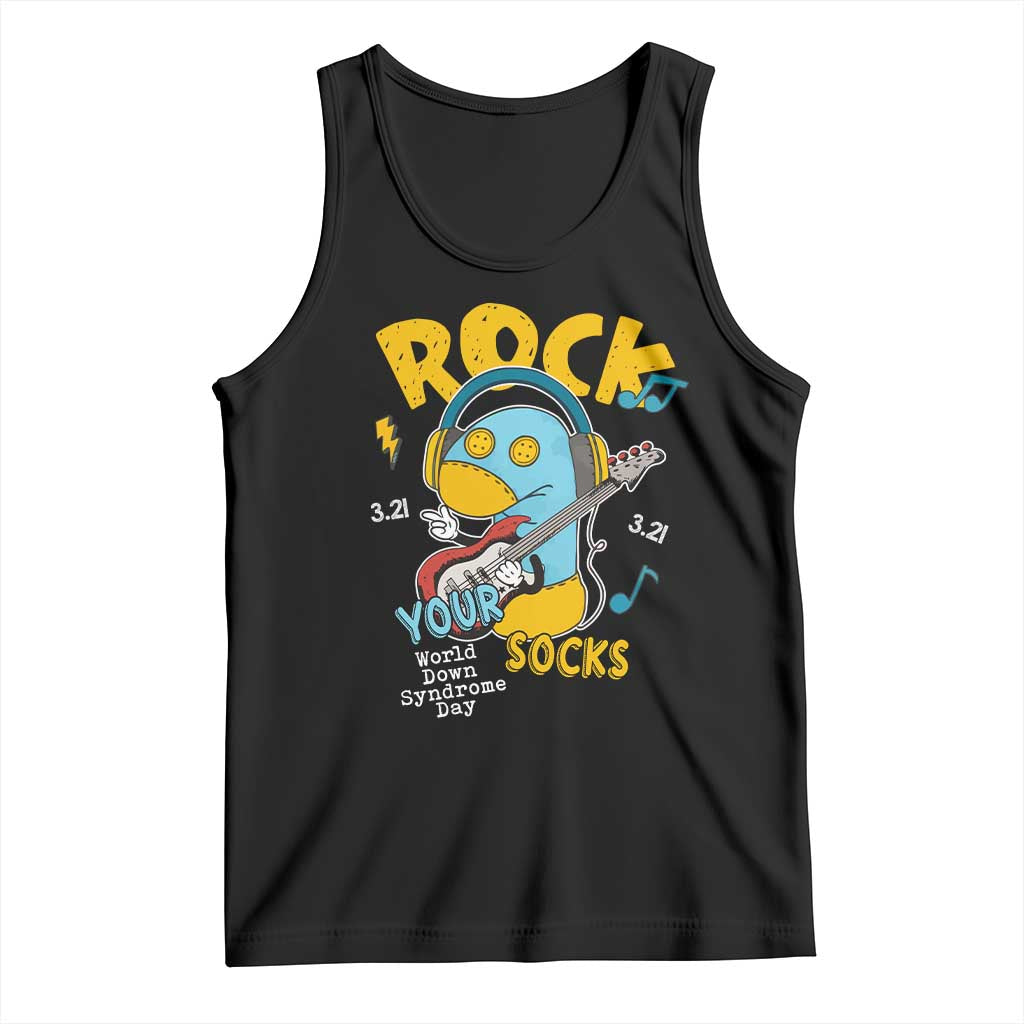 Funny Rock Your Socks Tank Top World Down Syndrome Day WDSD