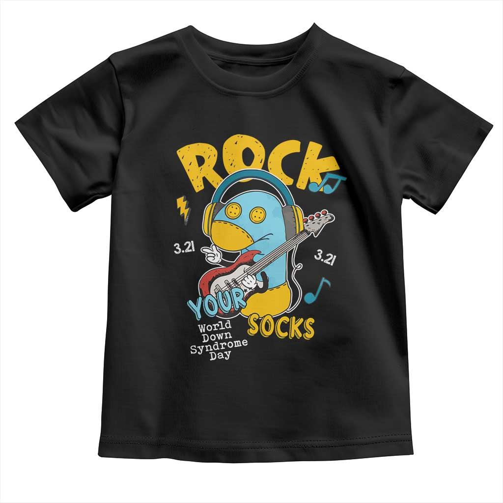 Funny Rock Your Socks Toddler T Shirt World Down Syndrome Day WDSD