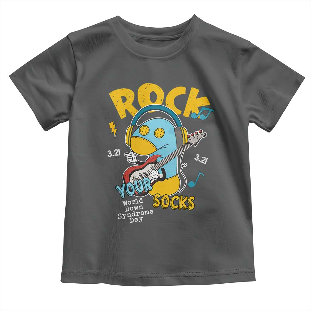 Funny Rock Your Socks Toddler T Shirt World Down Syndrome Day WDSD