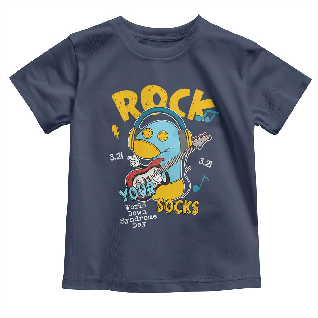Funny Rock Your Socks Toddler T Shirt World Down Syndrome Day WDSD