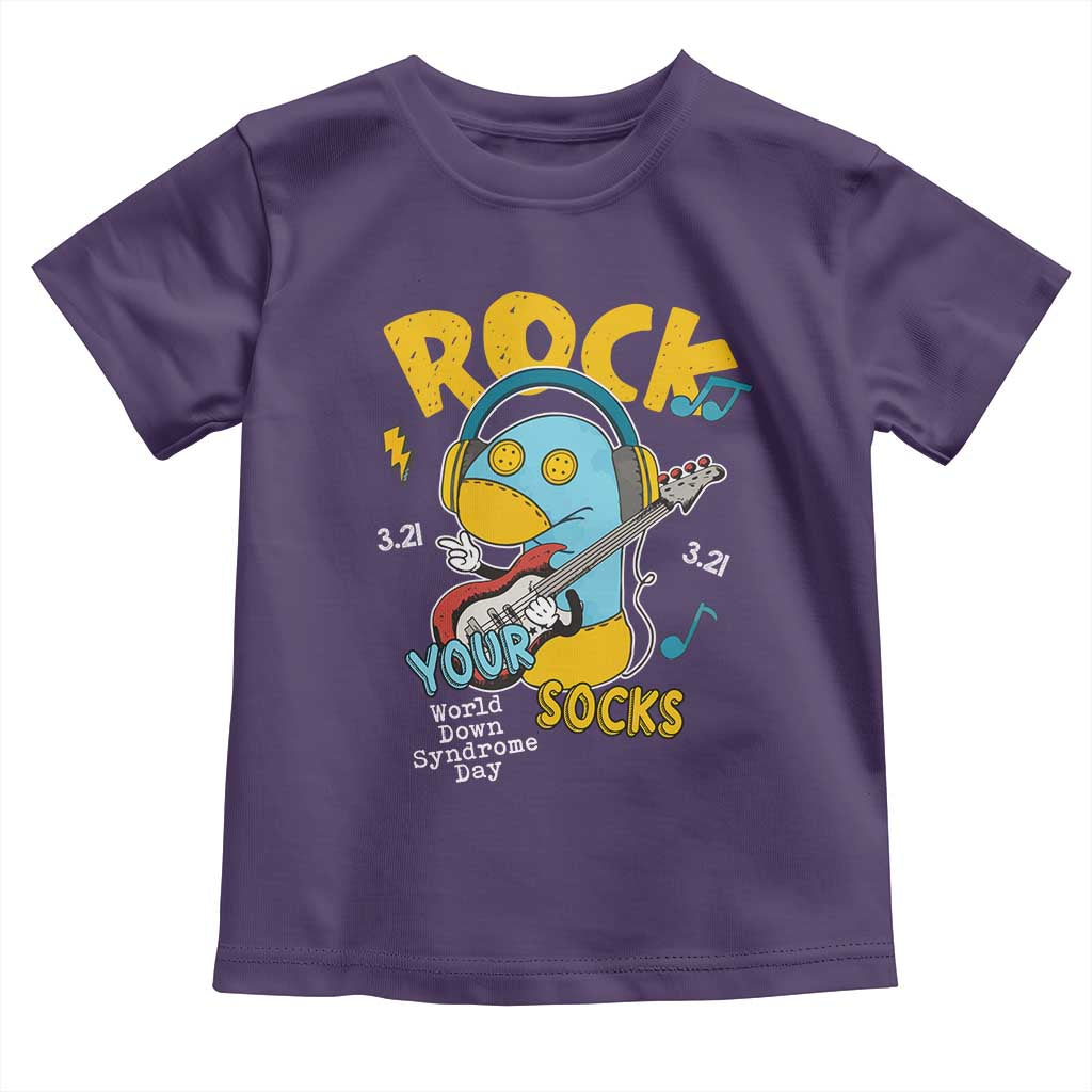Funny Rock Your Socks Toddler T Shirt World Down Syndrome Day WDSD