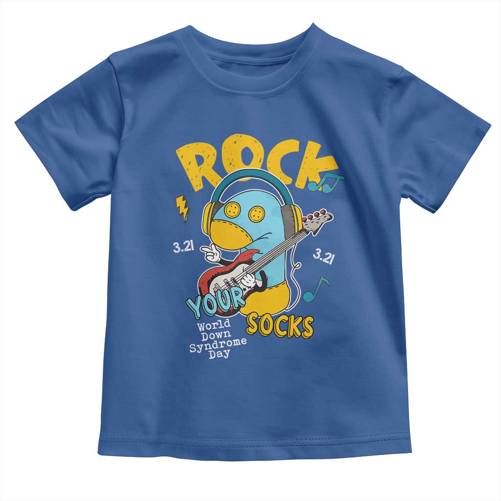 Funny Rock Your Socks Toddler T Shirt World Down Syndrome Day WDSD