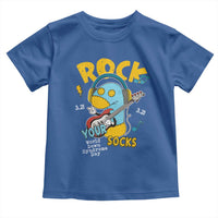 Funny Rock Your Socks Toddler T Shirt World Down Syndrome Day WDSD