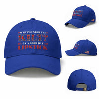 Funny Scottish Pride Baseball Cap What's Under The Kilt On A Good Day Lipstick Tartan