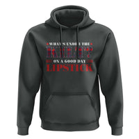 Funny Scottish Pride Hoodie What's Under The Kilt On A Good Day Lipstick Tartan