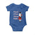 Funny Scottish Pride Baby Onesie Real Men Wear Kits Tartan Bagpipe