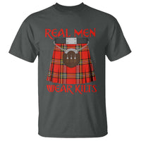 Funny Real Men Wear Kilts T Shirt Scottish Pride