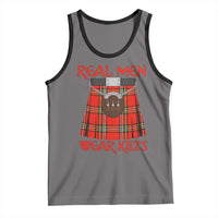 Funny Real Men Wear Kilts Tank Top Scottish Pride