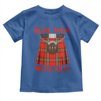 Funny Real Men Wear Kilts Toddler T Shirt Scottish Pride
