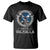 Funny Scottish Viking T Shirt Until Valhalla Vintage Scottish Flag Skull