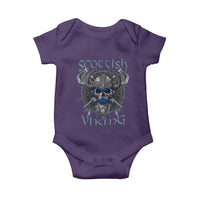 Scottish Viking Axes Celtic Knot Baby Onesie Scottish Flag