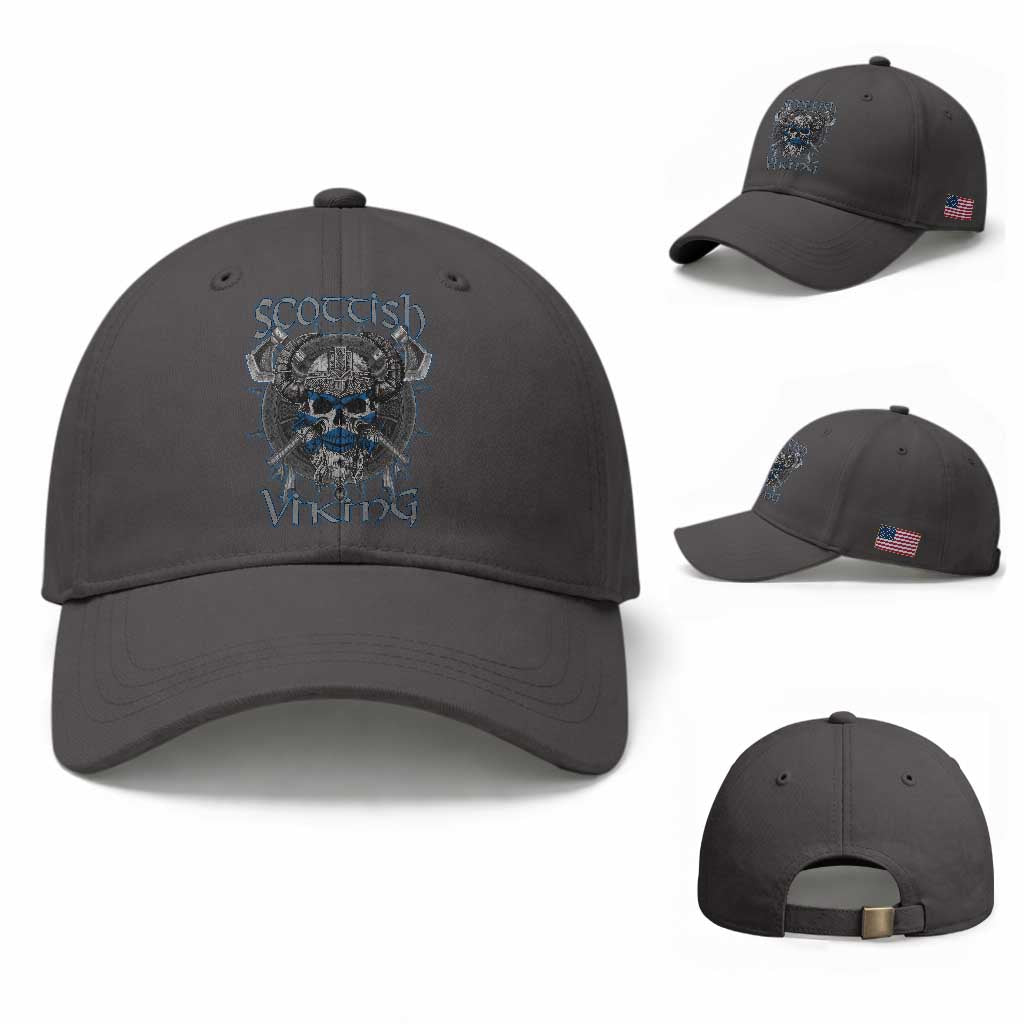 Scottish Viking Axes Celtic Knot Baseball Cap Scottish Flag