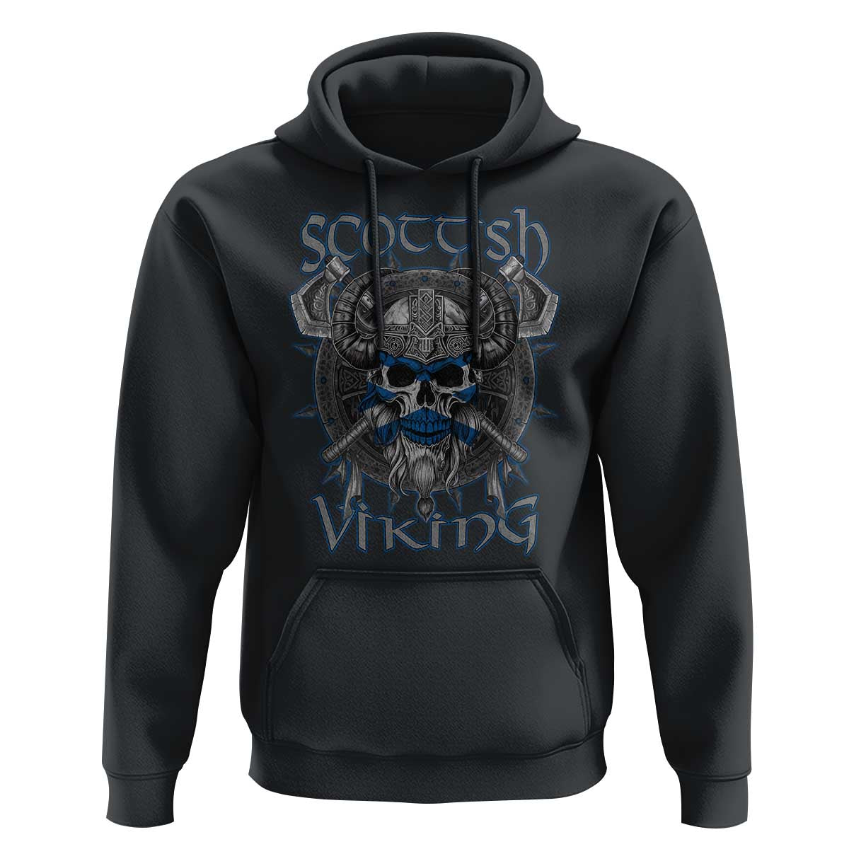 Scottish Viking Axes Celtic Knot Hoodie Scottish Flag