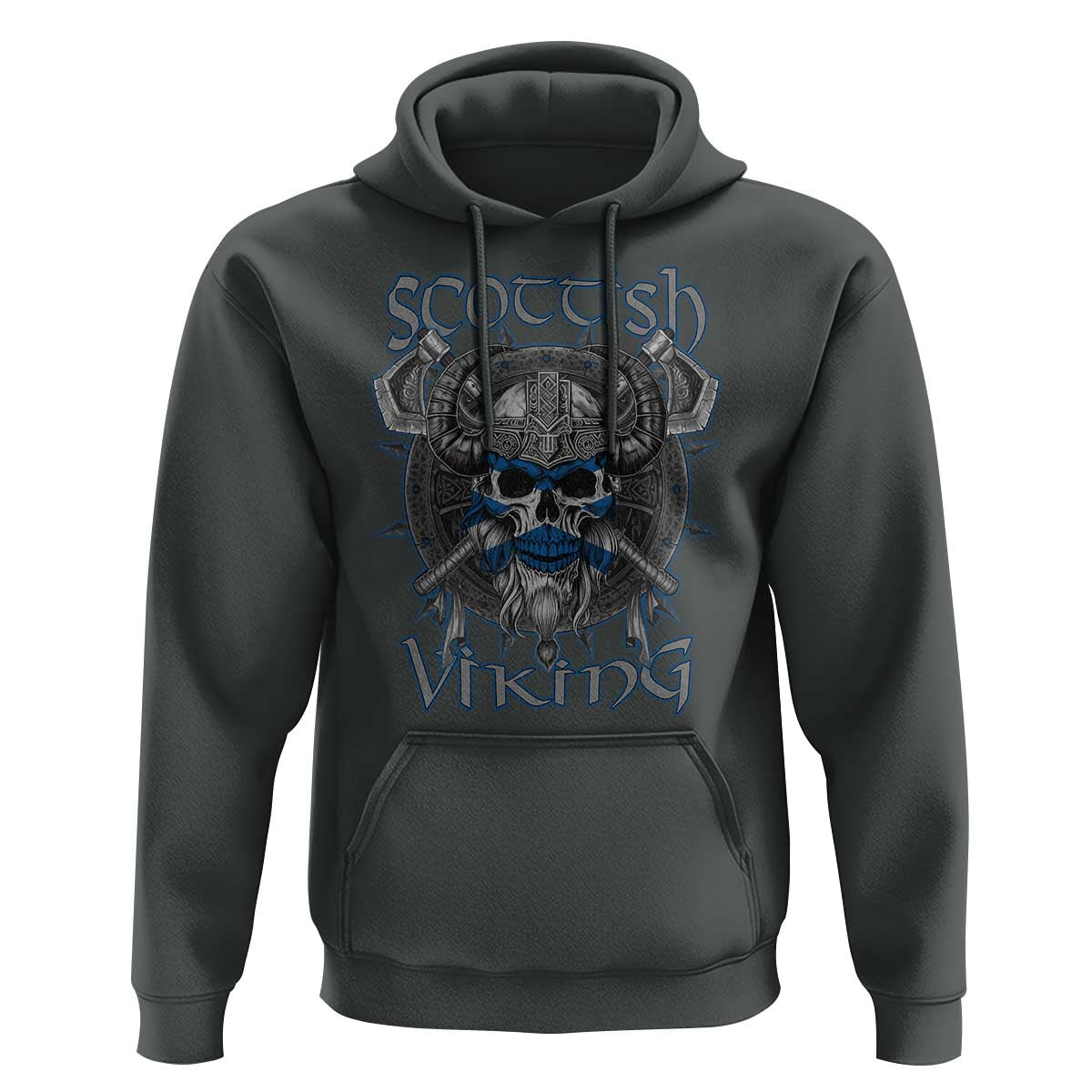 Scottish Viking Axes Celtic Knot Hoodie Scottish Flag