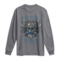 Scottish Viking Axes Celtic Knot Long Sleeve Shirt Scottish Flag