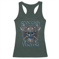 Scottish Viking Axes Celtic Knot Racerback Tank Top Scottish Flag