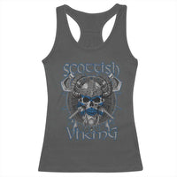Scottish Viking Axes Celtic Knot Racerback Tank Top Scottish Flag