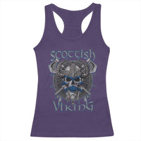 Scottish Viking Axes Celtic Knot Racerback Tank Top Scottish Flag