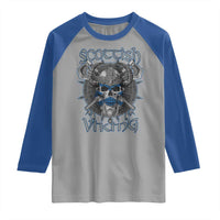 Scottish Viking Axes Celtic Knot Raglan Shirt Scottish Flag