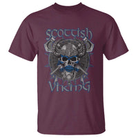 Scottish Viking Axes Celtic Knot T Shirt Scottish Flag