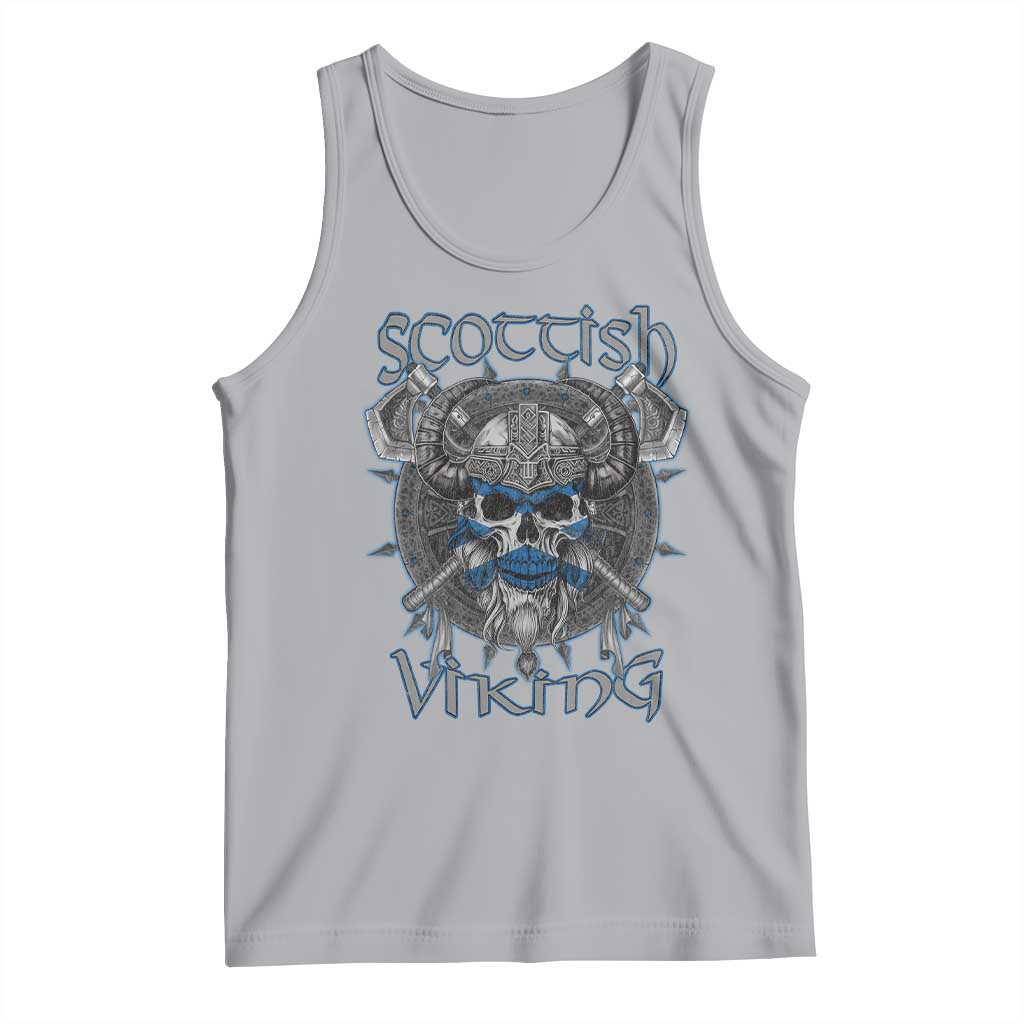 Scottish Viking Axes Celtic Knot Tank Top Scottish Flag